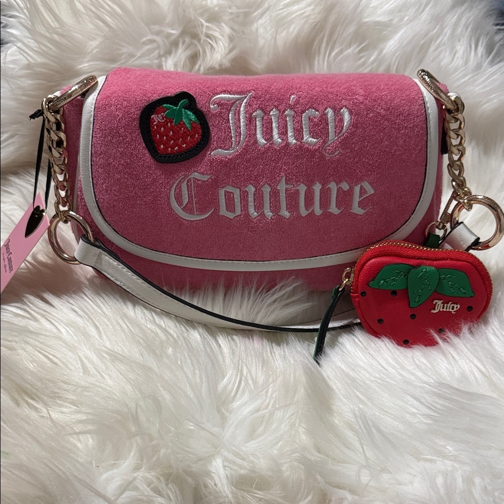 NEW juicy couture strawberry shoulder bag